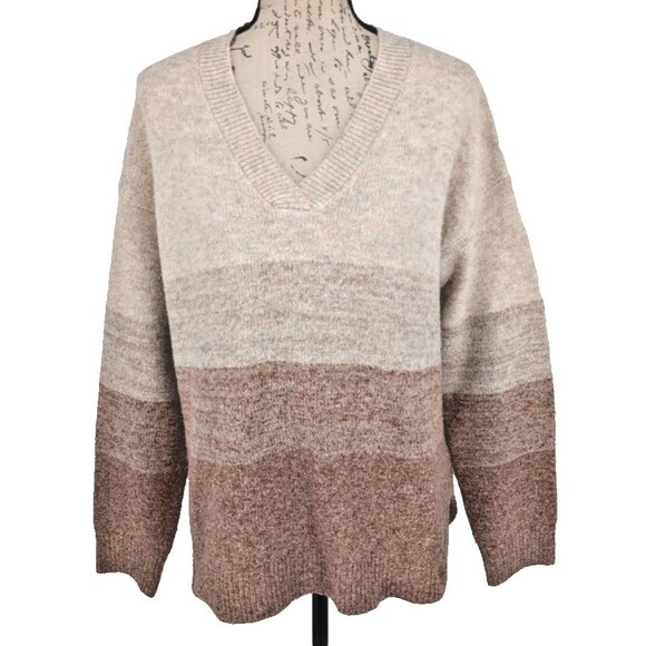 Kuhl | Sweaters | Kuhl Womens Sweater Large Gray Rust Colorblock ...
